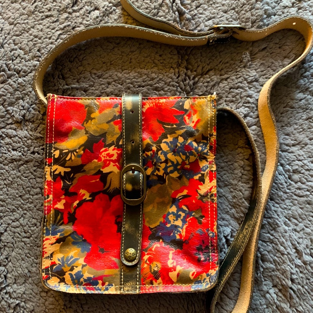 Patricia Nash Italian Leather Crossbody Bag